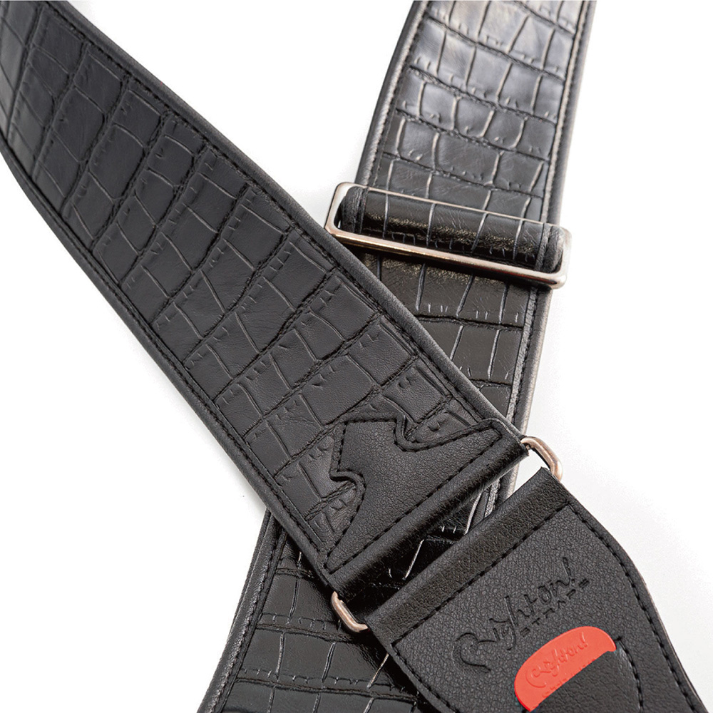 Right On! STRAPS ALLIGATOR Black｜ミュージックランドKEY