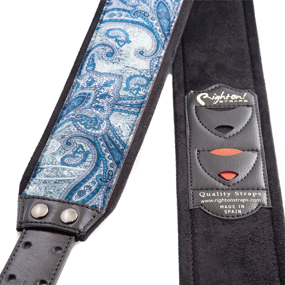 Right On! STRAPS J-PAISLEY VELVET Blue｜ミュージックランドKEY