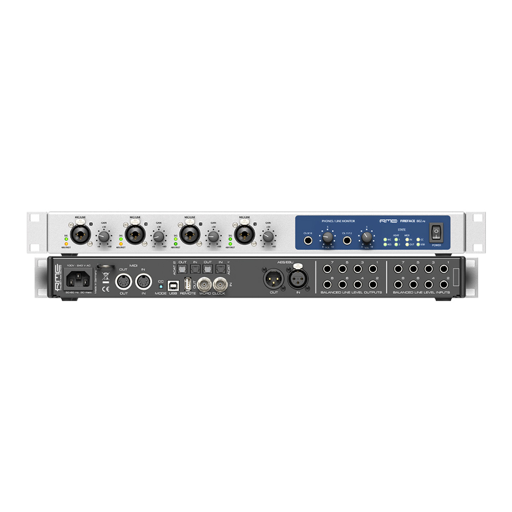 RME Fireface 800 オヤイデ（d+)Firewireケーブル付属 - 楽器、器材