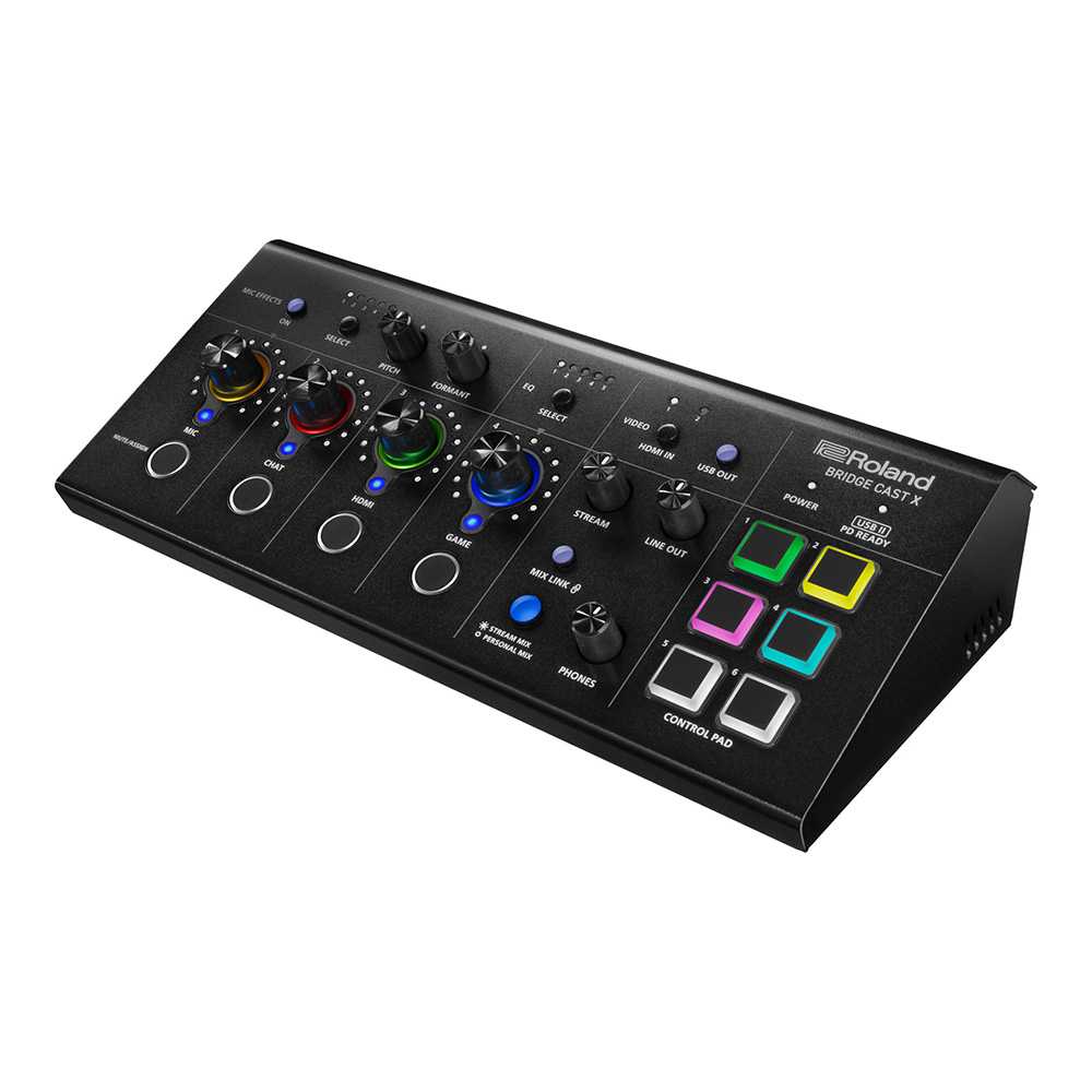 Roland BRIDGE CAST X Dual Bus Streaming Mixer and Video Capture 