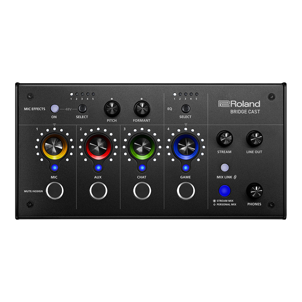 Roland BRIDGE CAST Dual Bus Gaming Mixer｜ミュージックランドKEY