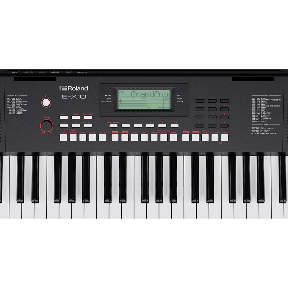 Roland E-X10 Arranger Keyboard｜ミュージックランドKEY