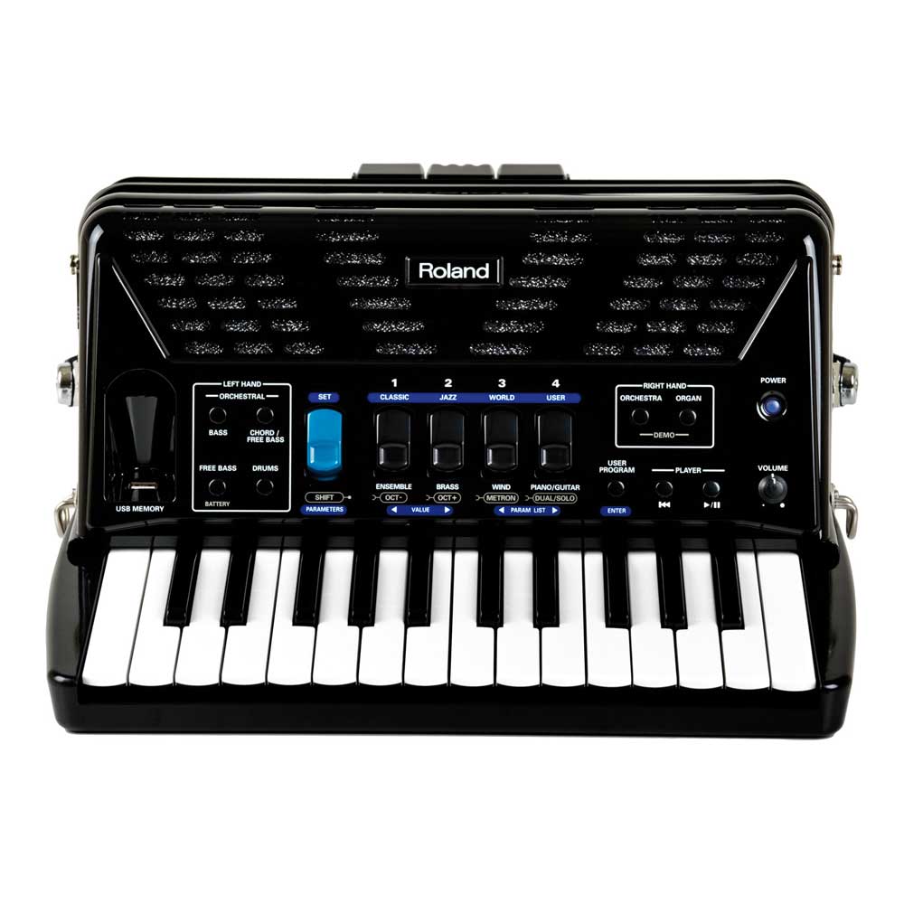 Roland V-Accordion FR-1x BK｜ミュージックランドKEY