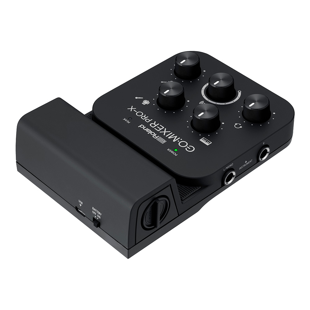 Roland GO:MIXER PRO-X Audio Mixer for Smartphones [GOMIXERPX 