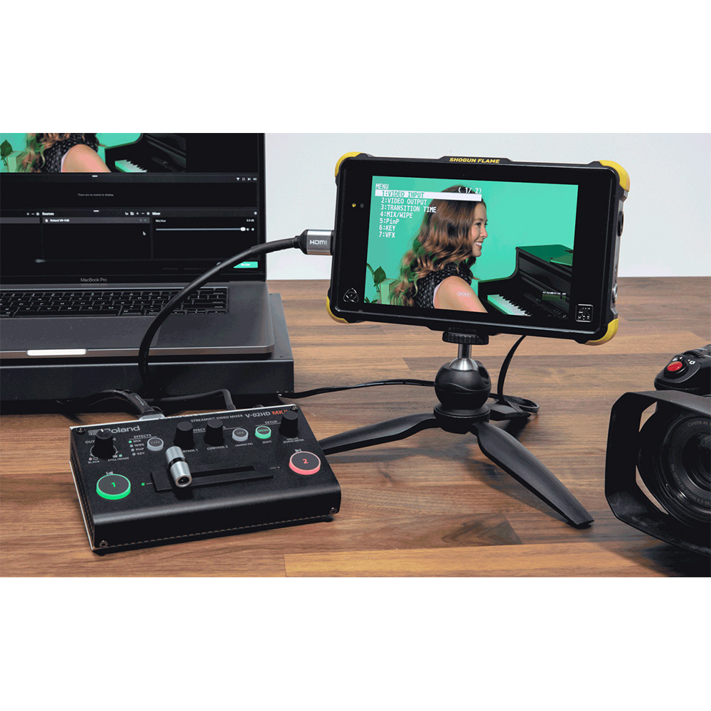 Roland V-02HD MK II STREAMING VIDEO MIXER|ミュージックランドKEY Roland V-02HD MK II STREAMING VIDEO MIXER|ミュージックランドKEY