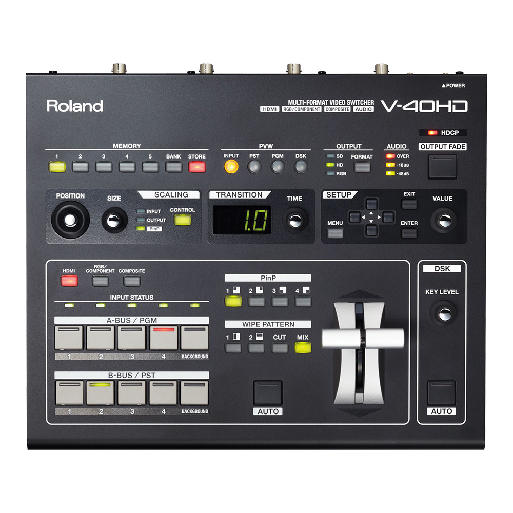 Roland V-40HD MULTI-FORMAT VIDEO SWITCHER｜ミュージックランドKEY