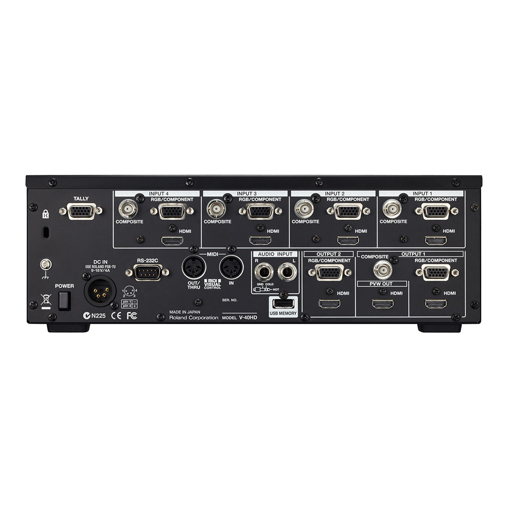 Roland V-40HD MULTI-FORMAT VIDEO SWITCHER｜ミュージックランドKEY