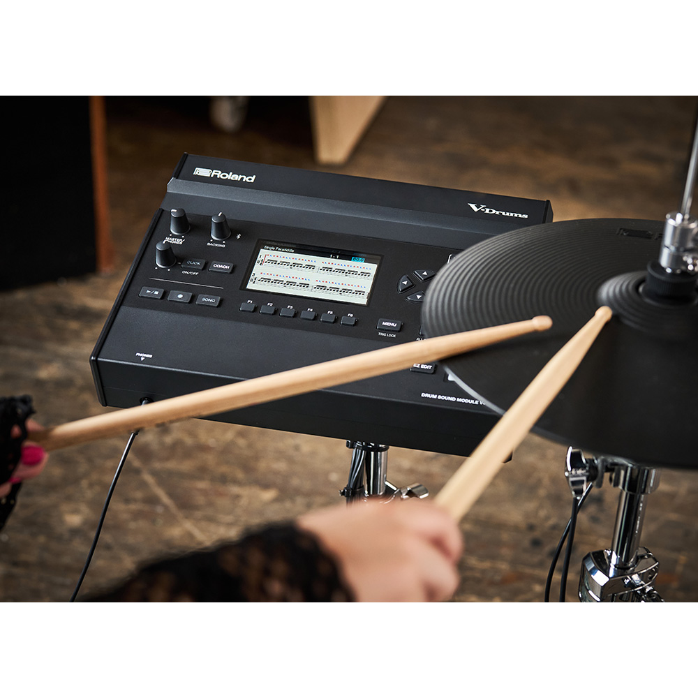 Roland V-Drums Acoustic Design VAD316 w/KD-18-BK & DTS330