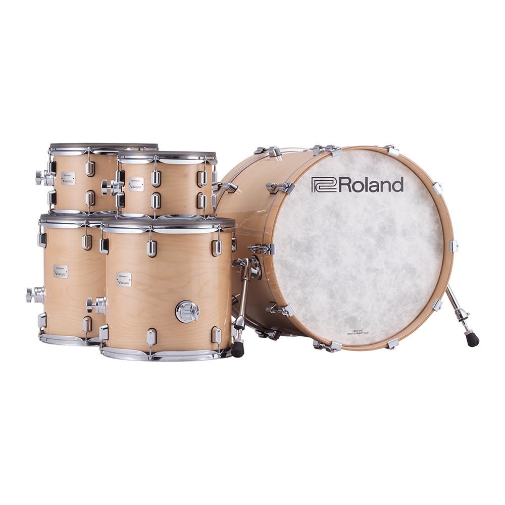 Roland V-Drums Acoustic Design VAD716-GN w/KD-22-GN & DTS