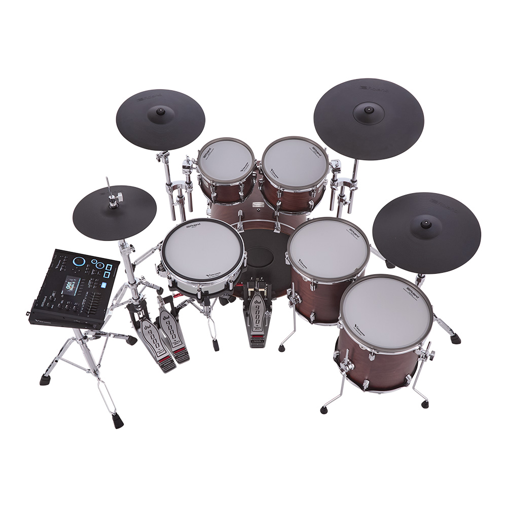 Roland V-Drums Acoustic Design VAD716-SW w/KD-22-SW & DTS-30S｜ミュージックランドKEY