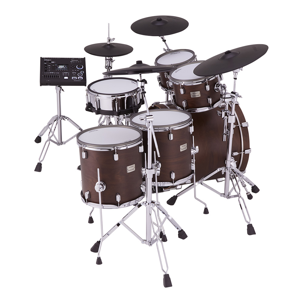 Roland V-Drums Acoustic Design VAD716-SW w/KD-22-SW & DTS-30S
