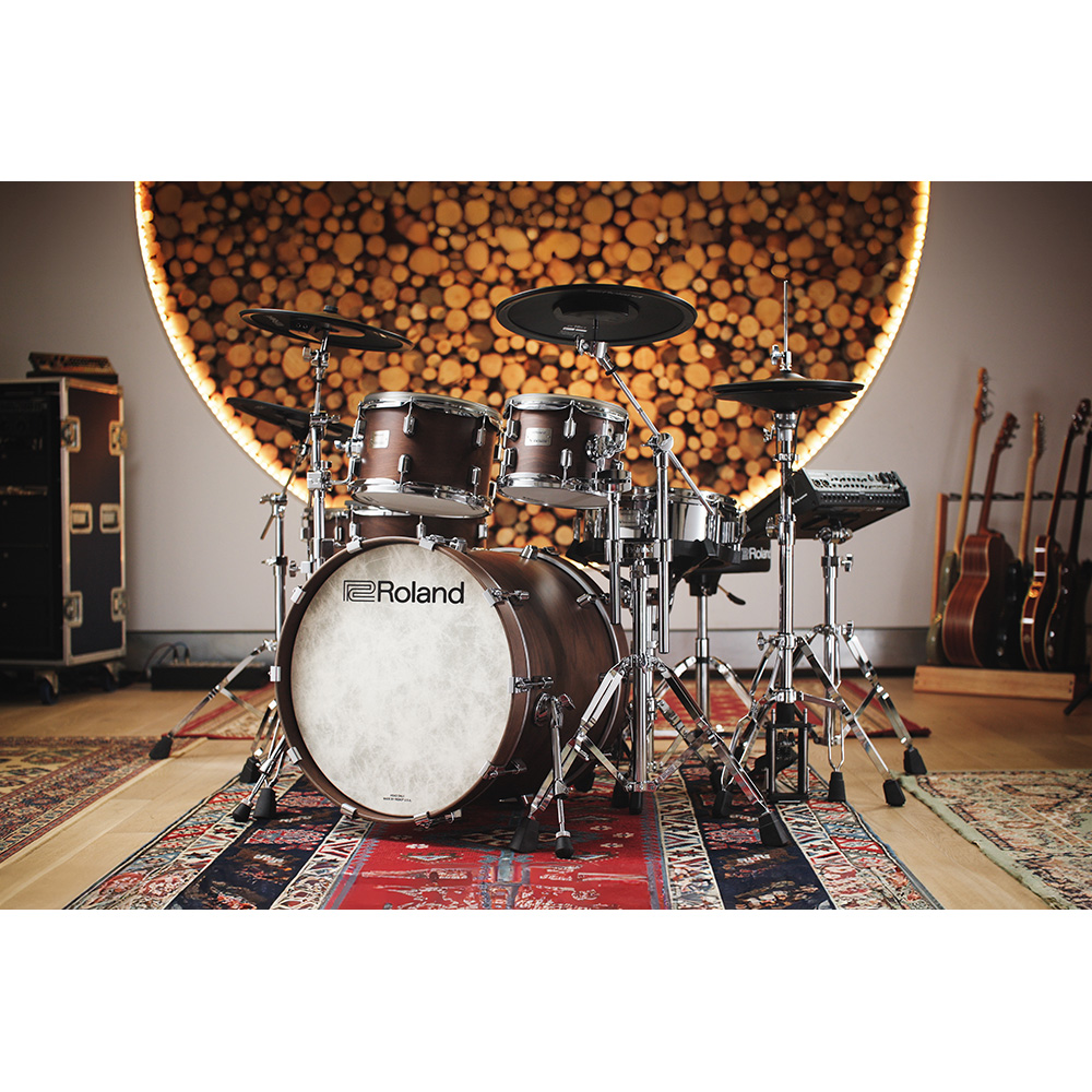 Roland V-Drums Acoustic Design VAD716-SW w/KD-22-SW & DTS