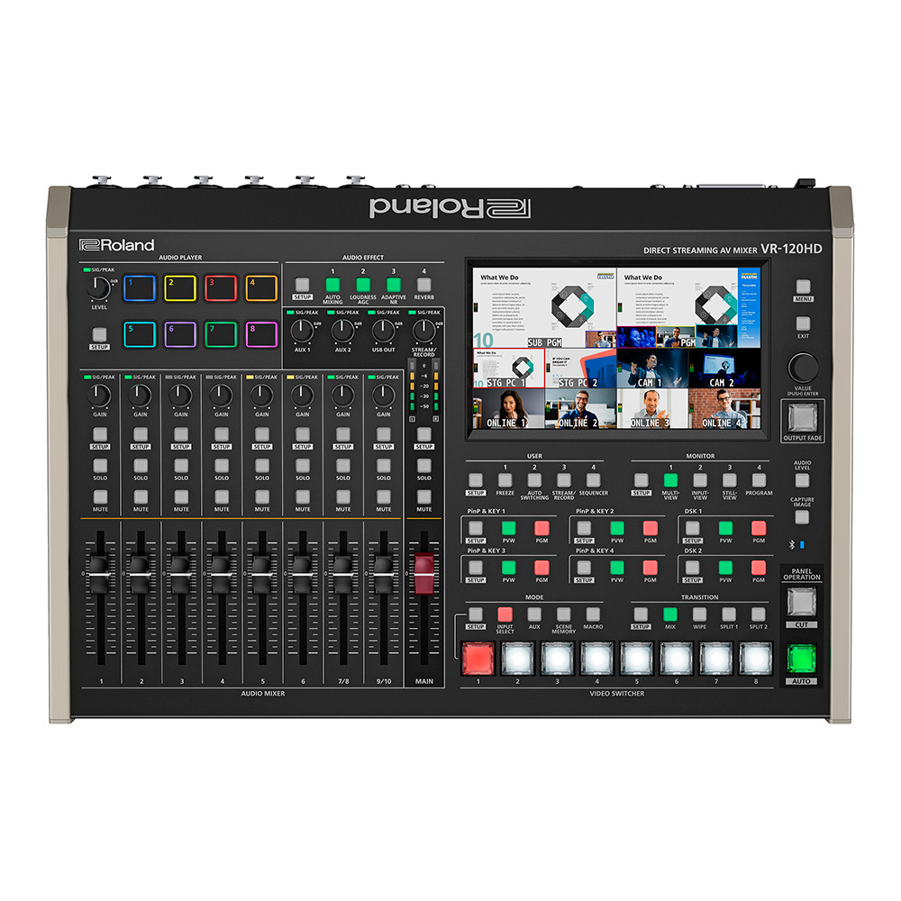 Roland VR-120HD Direct Streaming AV Mixer｜ミュージックランドKEY