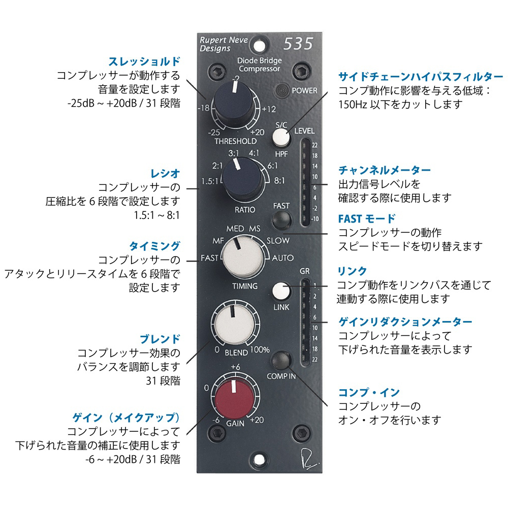 配信機器・PA機器・レコーディング機器 Rupert Neve Designs 535 (RND535 API500) Rupert Neve Designs 535 - RND 535 - Neve 535 Diode Bridge