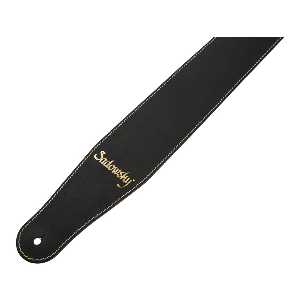 Sadowsky MetroLine Genuine Leather Bass Strap Black/Gold
