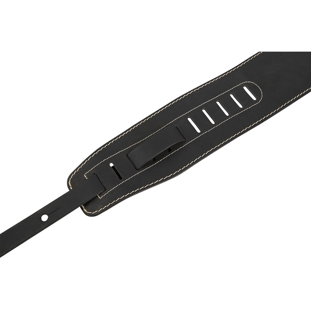Sadowsky MetroLine 本革ベースストラップ 黒 Sadowsky MetroLine Genuine Leather Bass Strap Black/Silver