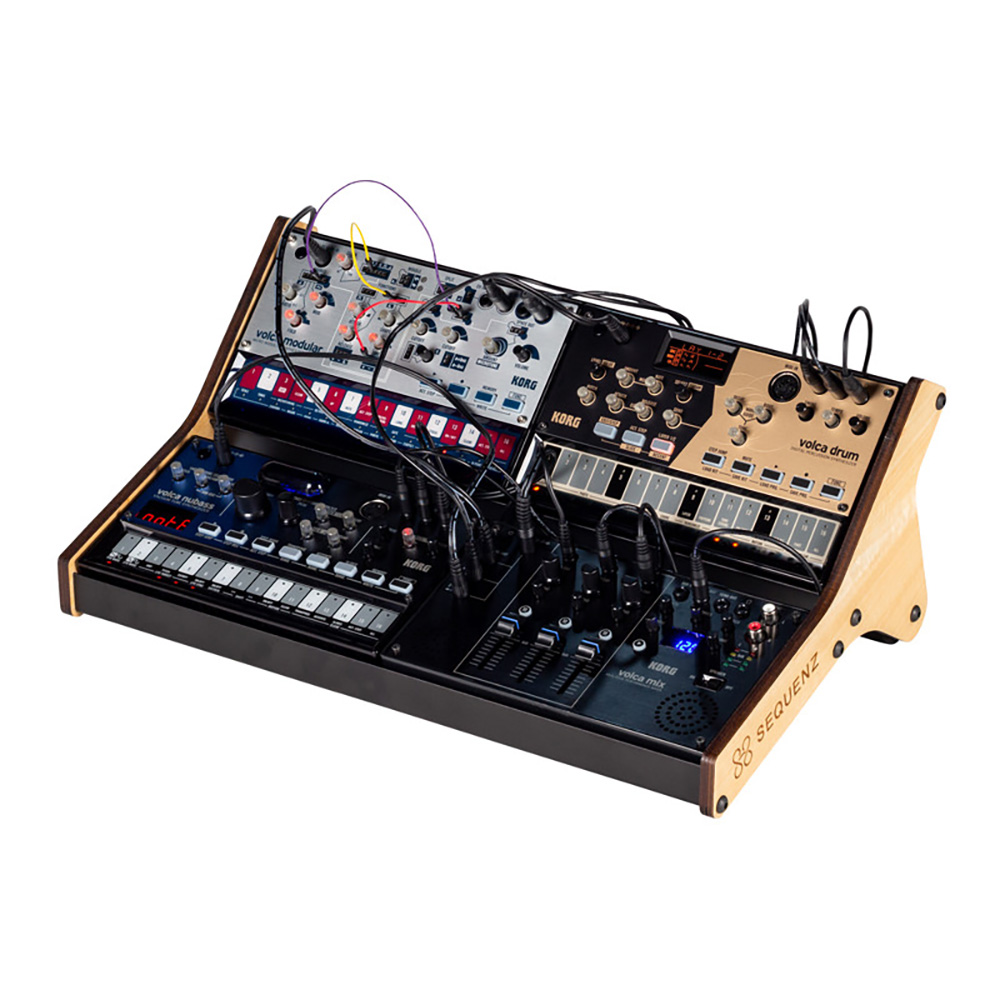 【お買い得】小さなタンス？KORG volcaシリーズ 専用ラック付き SEQUENZ volca rack | volcaシリーズ専用のラックスタンド お得