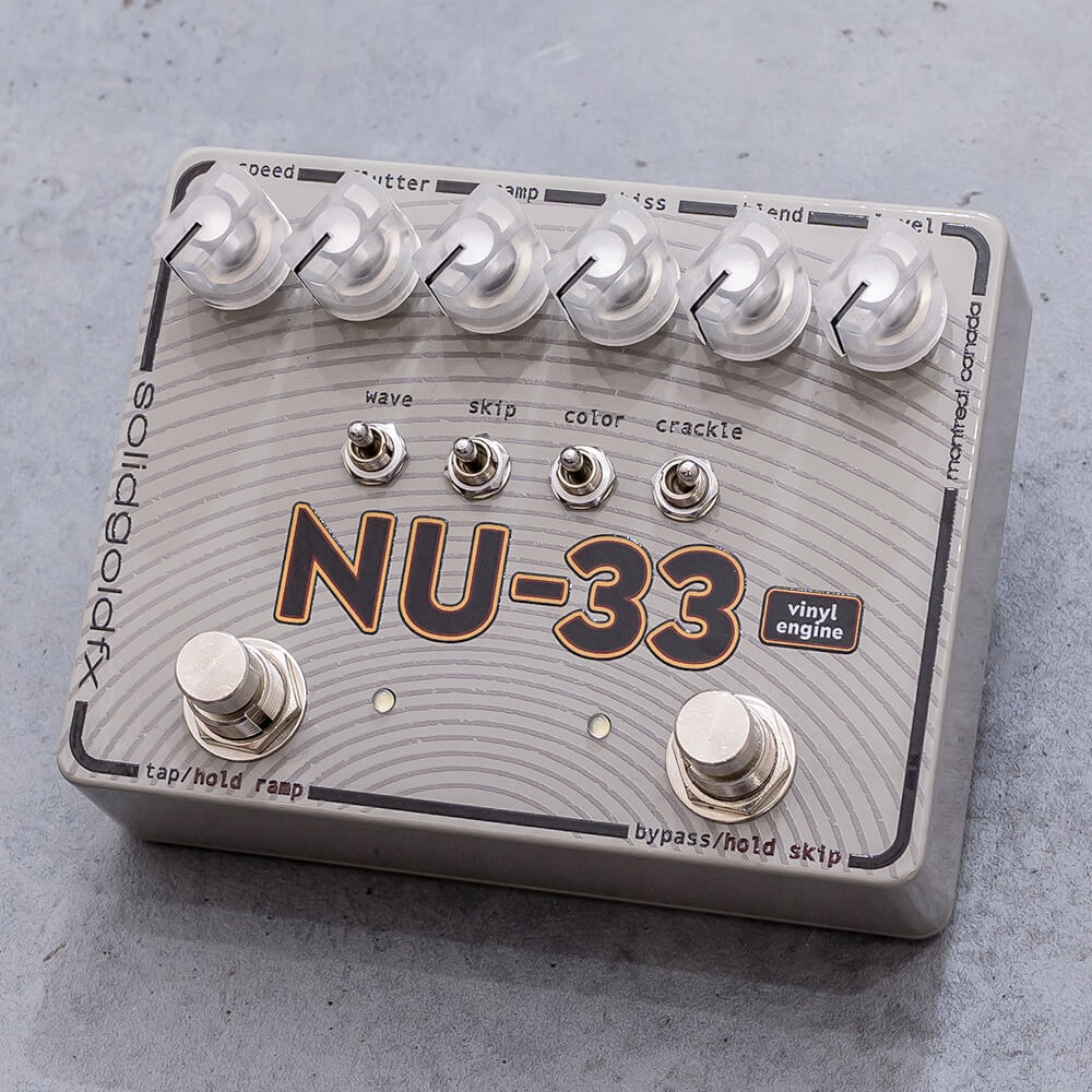 【新品ほぼ未使用】Solid Gold Fx NU-33 エフェクター SolidGoldFX NU-33 [VINYL ENGINE]｜ミュージックランドKEY