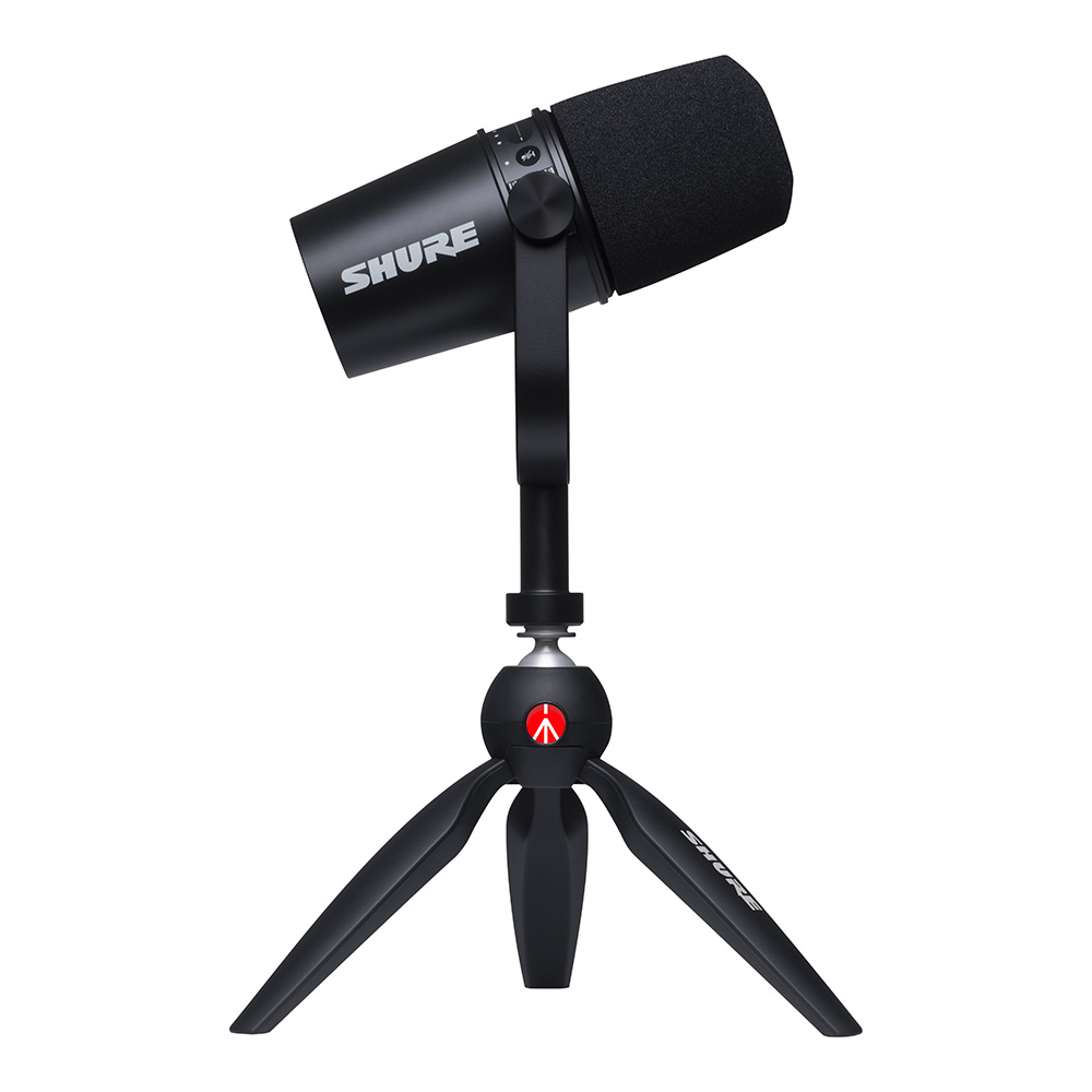 SHURE MV7-K-BNDL-J [MV7 Manfrotto PIXIミニ三脚付属モデル]｜ミュージックランドKEY