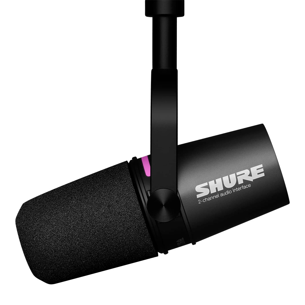 動作確認済】SHURE MV7 ブラック（最新ファームウェア更新済み