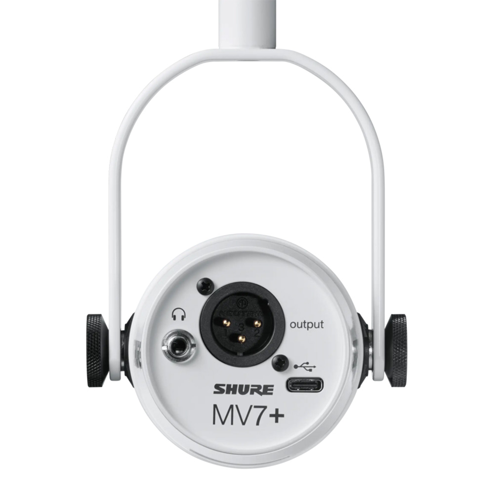 SHURE mv7 USB&XLRのハイブリッドマイク ホワイト　未使用 SHURE mv7 USB&XLRのハイブリッドマイク ホワイト 未使用 2025年