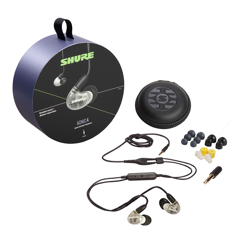 SHURE AONIC 4 SE42HYW+UNI-A ホワイト｜ミュージックランドKEY
