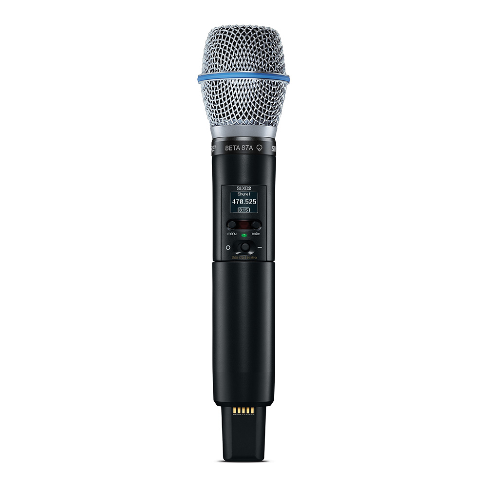 新品　Shure SLXD2/B87A=-JB ワイヤレスマイク SHURE シュア SLXD2/B87A=-JB ハンドヘルド型送信機 ワイヤレス