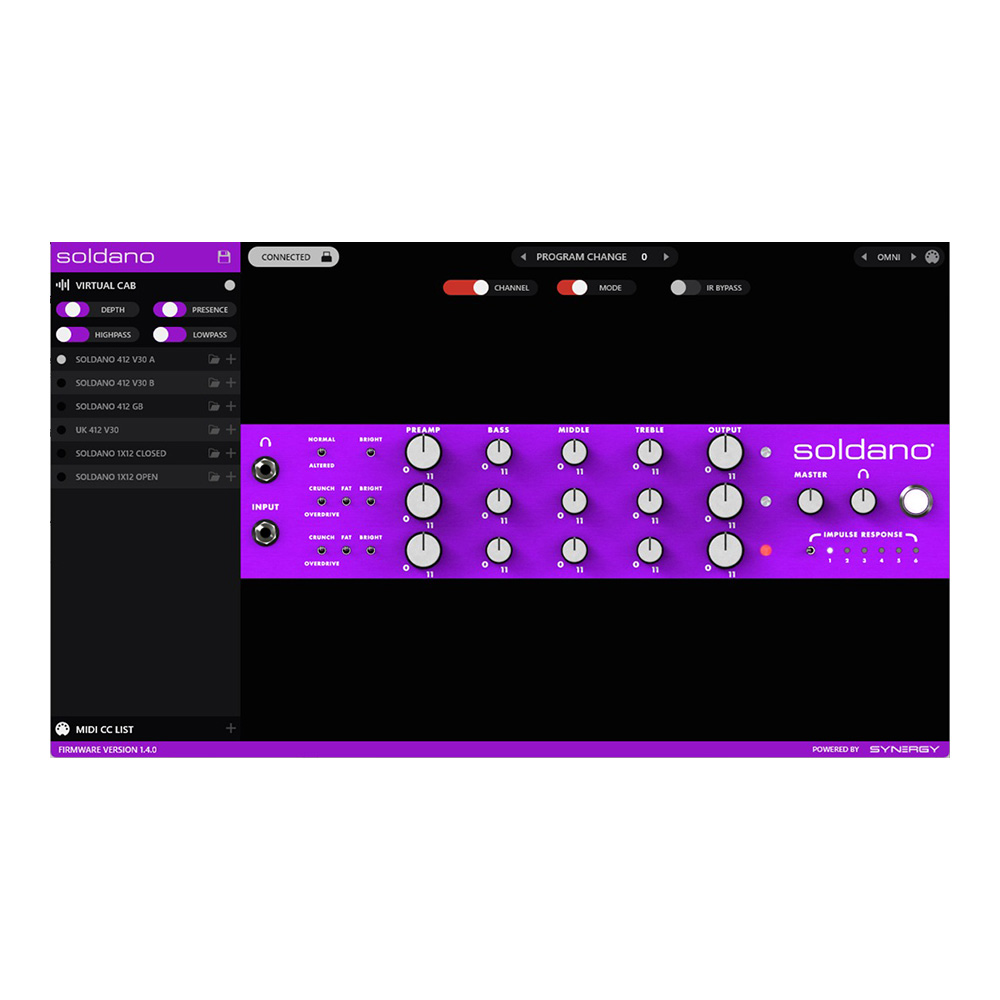 Soldano X88-IR｜ミュージックランドKEY