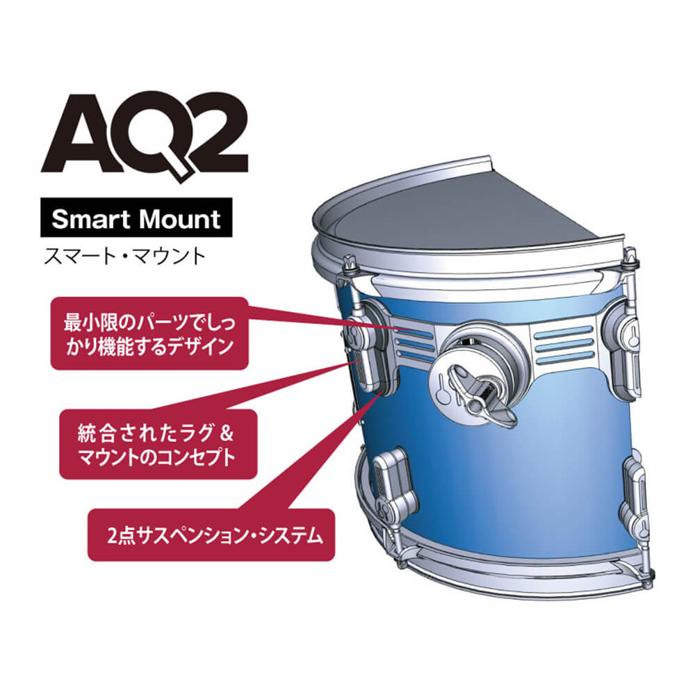 ドラムシェルセット sonor AQ2 safari 小口径 未使用