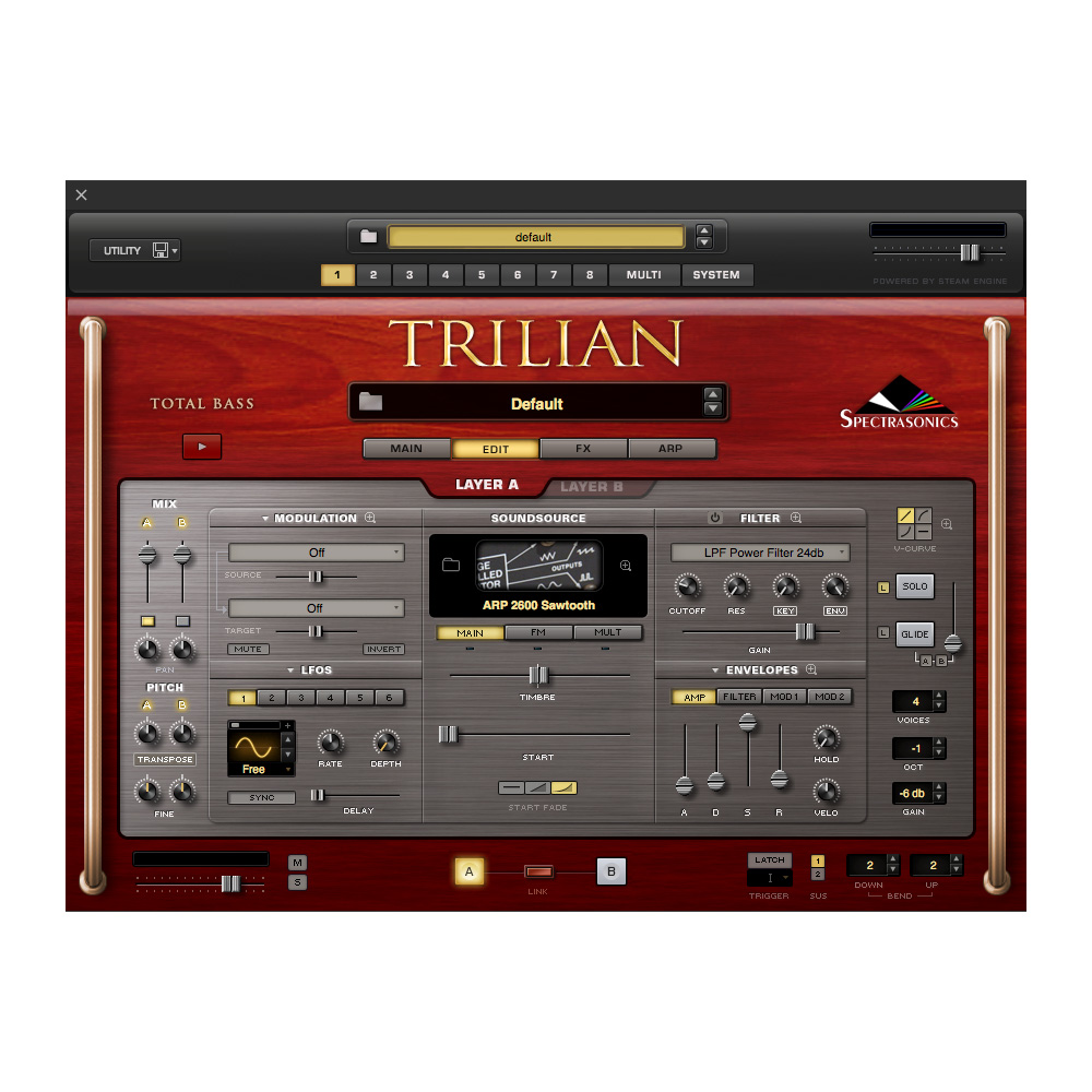 Spectrasonics Trilian (USB Drive)｜ミュージックランドKEY