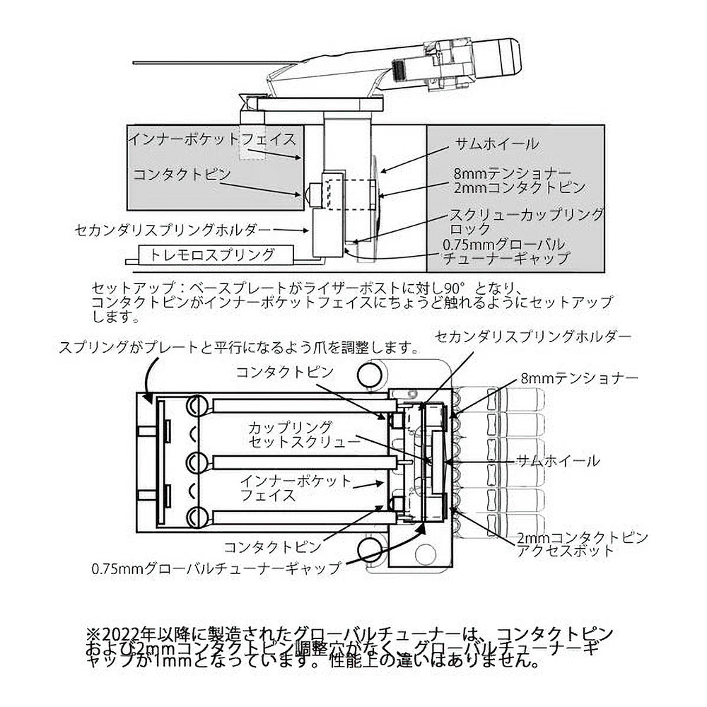 Sophia Tremolos 2:22 Deluxe Tremolo Pro Chrome 42mmブロック Sophia Tremolos 2:22 Deluxe Tremolo Pro Chrome 42mmブロック