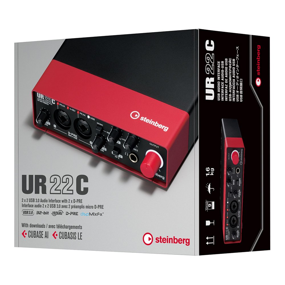 Steinberg UR22C 2インx2アウト USB 3.0 Type-C - DTM/DAW