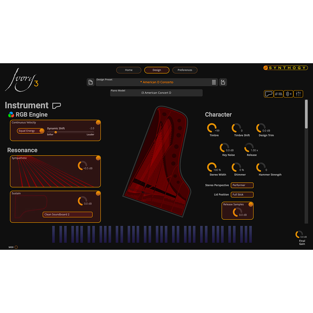 Synthogy Ivory 3 American Concert D｜ミュージックランドKEY