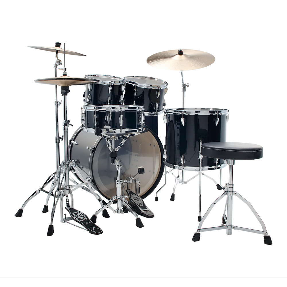 TAMA IP52H6RC-HBK ヘアライン・ブラック [Imperialstar Drum Kits