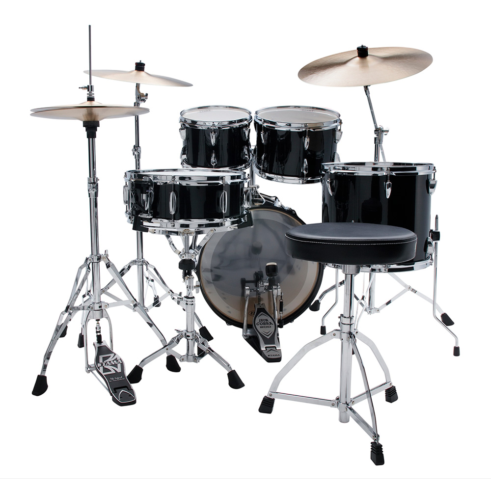 TAMA IP58H6RC-HBK ヘアライン・ブラック [Imperialstar Drum Kits