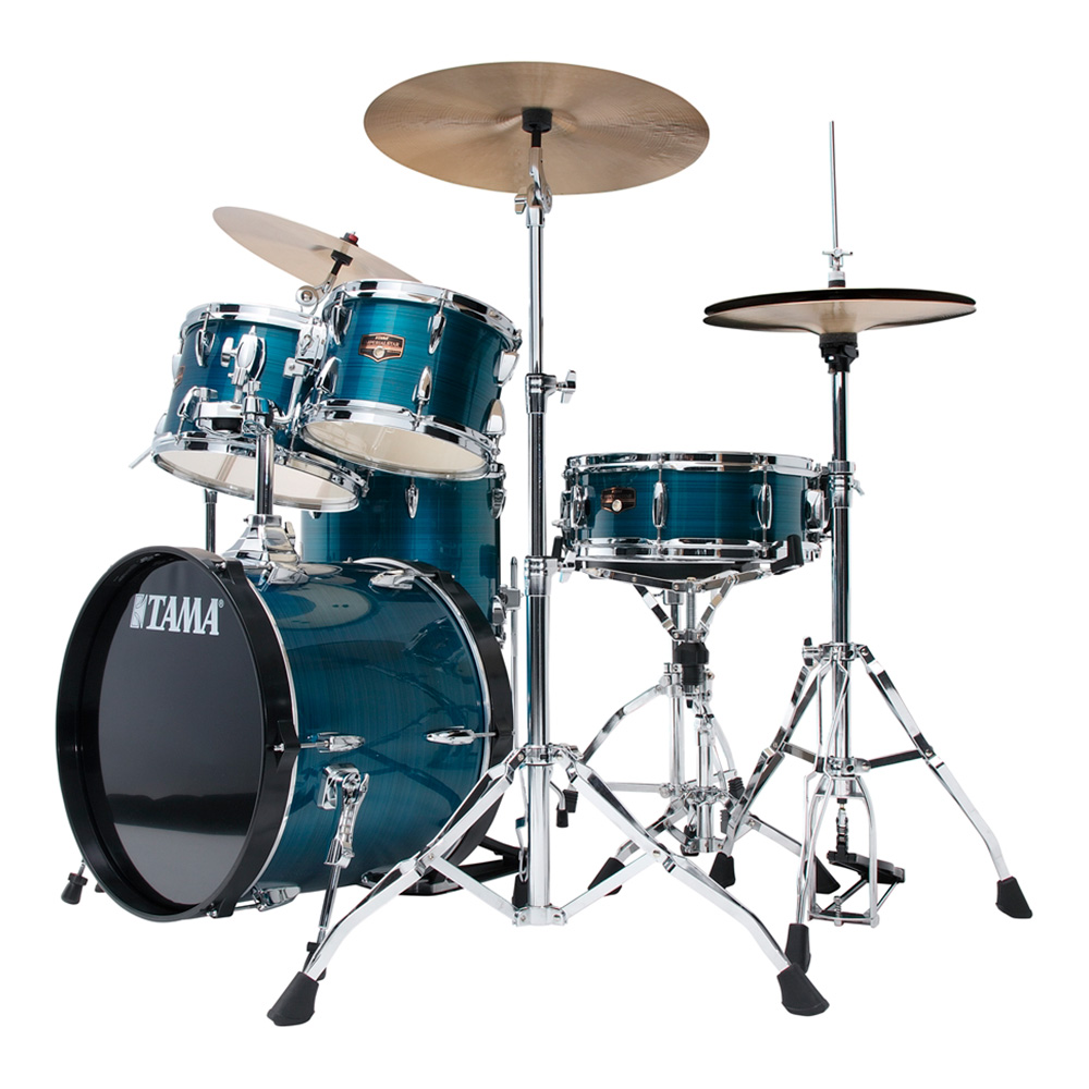 TAMA IP58H6RC-HLB ヘアライン・ブルー [Imperialstar Drum Kits