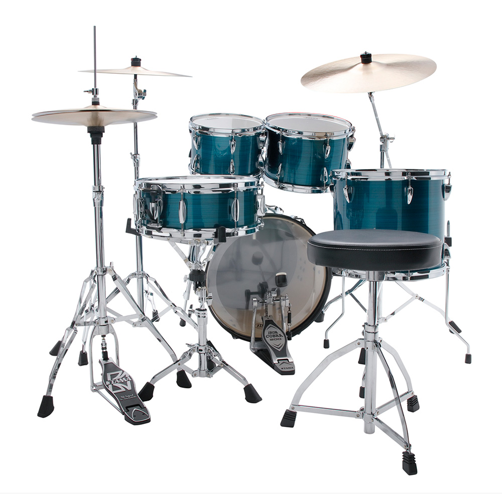 TAMA IP58H6RC-HLB ヘアライン・ブルー [Imperialstar Drum Kits