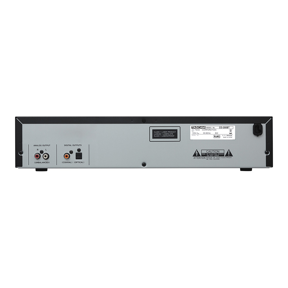［ジャンク］TASCAM CD-200BT Bluetooth CDプレーヤー CD-200BT | Bluetooth®レシーバー搭載 業務用CDプレーヤー