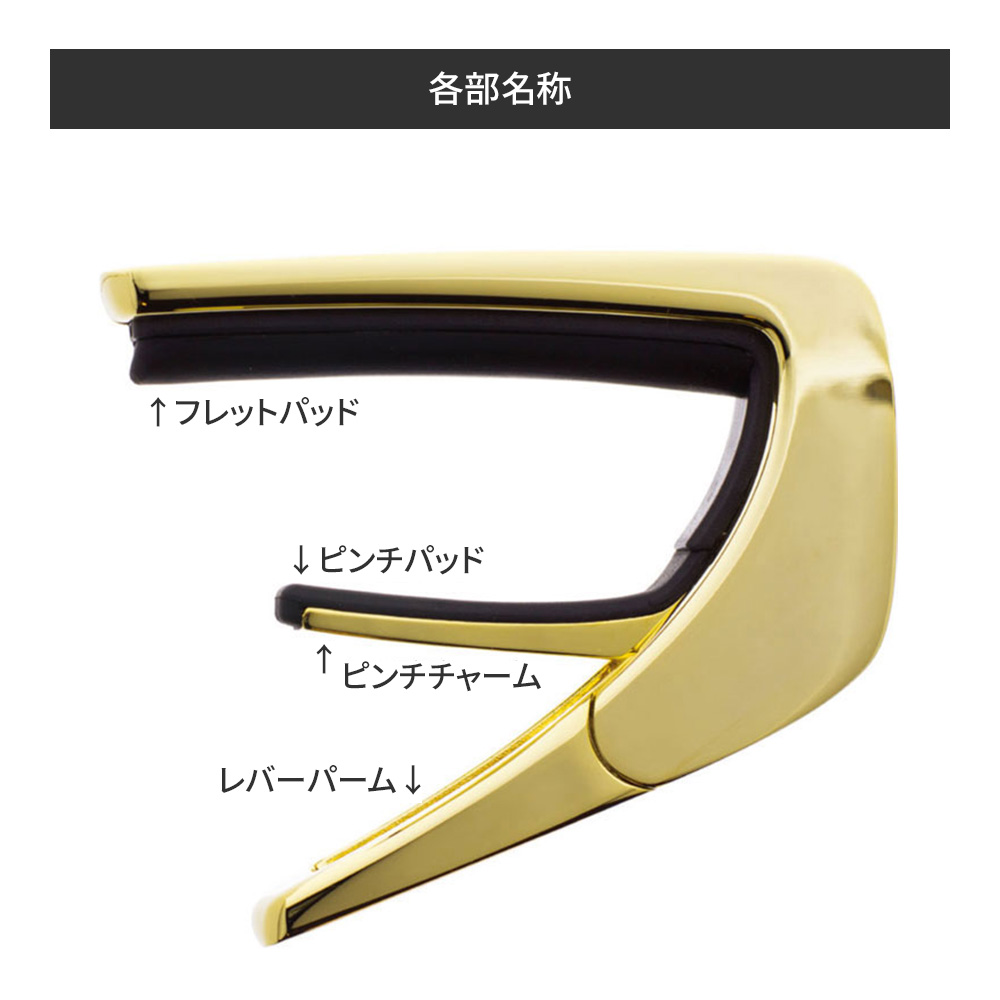 Thalia Capo Exotic Wood / Black Ebony Inked / 24K Gold