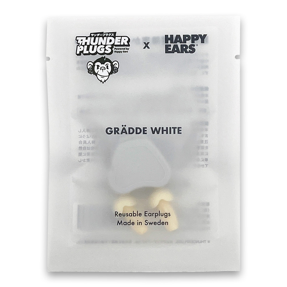 Thunderplugs Thunderplugs x Happy Ears - Grädde White
