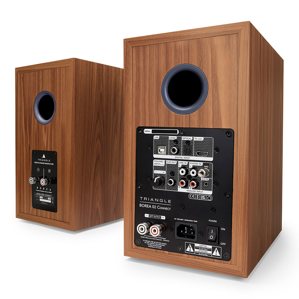 完動美品】TRIANGLE Borea BR02 スピーカー ペアWALNUT TRIANGLE Borea