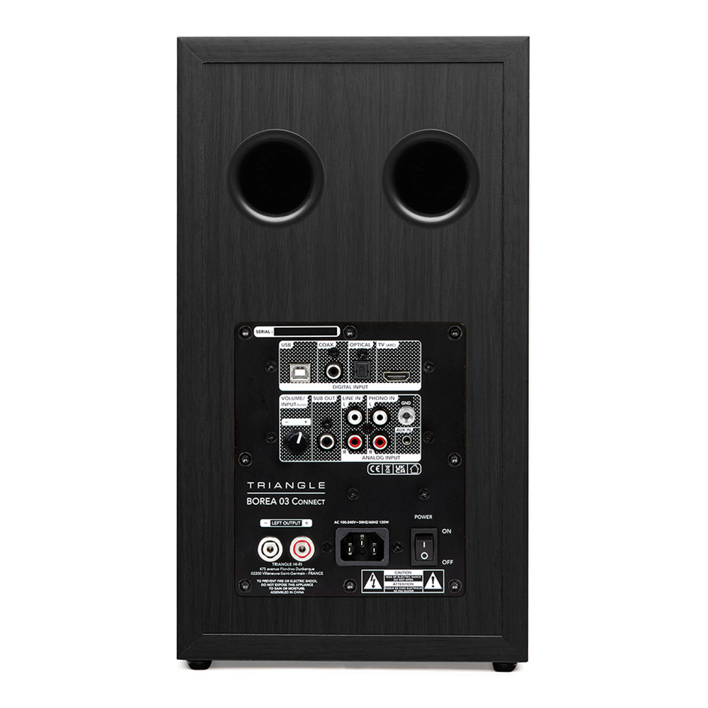 極美品　TRIANGLE Borea BR03 Connect スピーカー　黒 TRIANGLE Borea BR03 Connect BLACK（ペア）｜ミュージックランドKEY