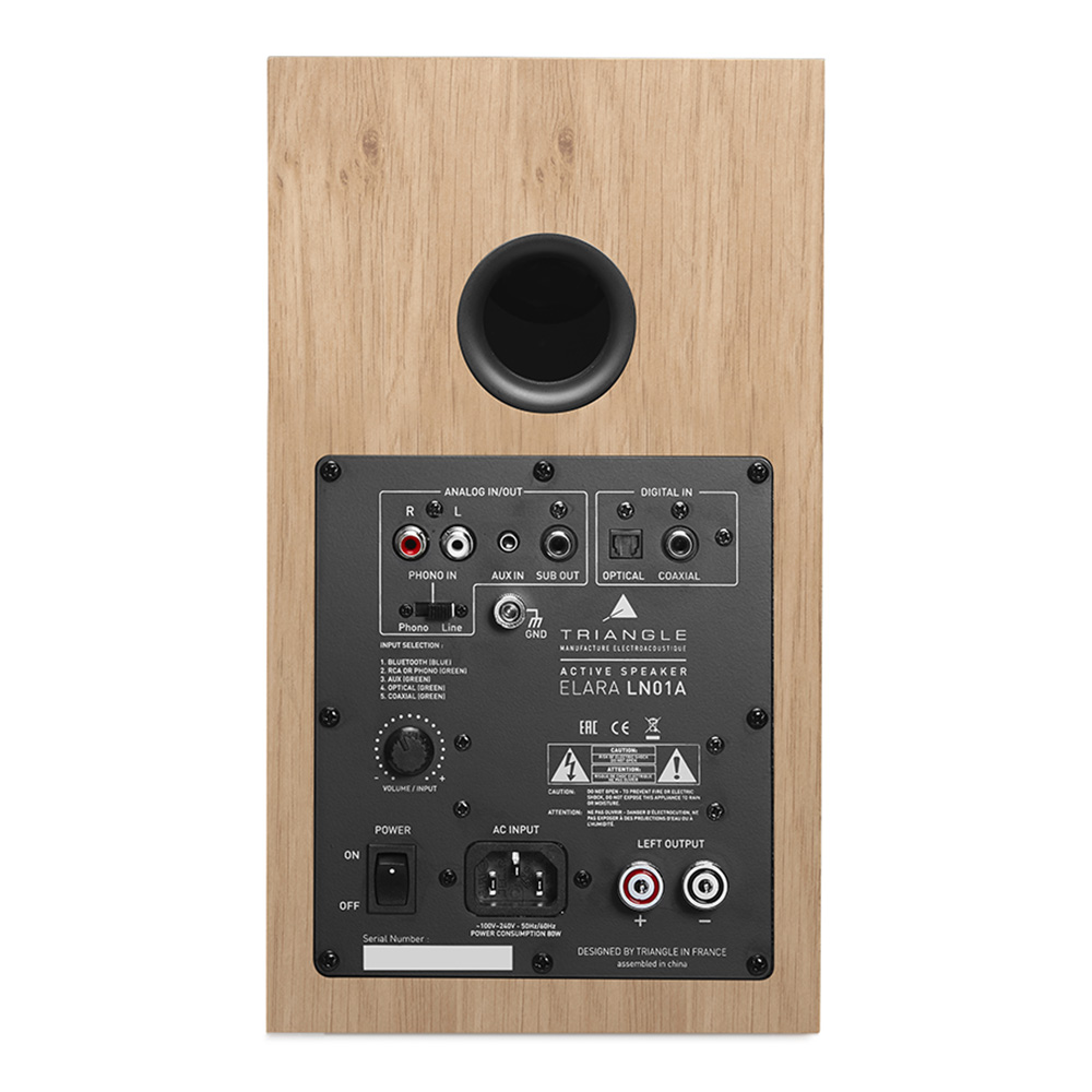 TRIANGLE LN01A アクティブスピーカー　ライトオーク Amazon.com: Triangle LN01A Wireless Bluetooth Bookshelf Speakers