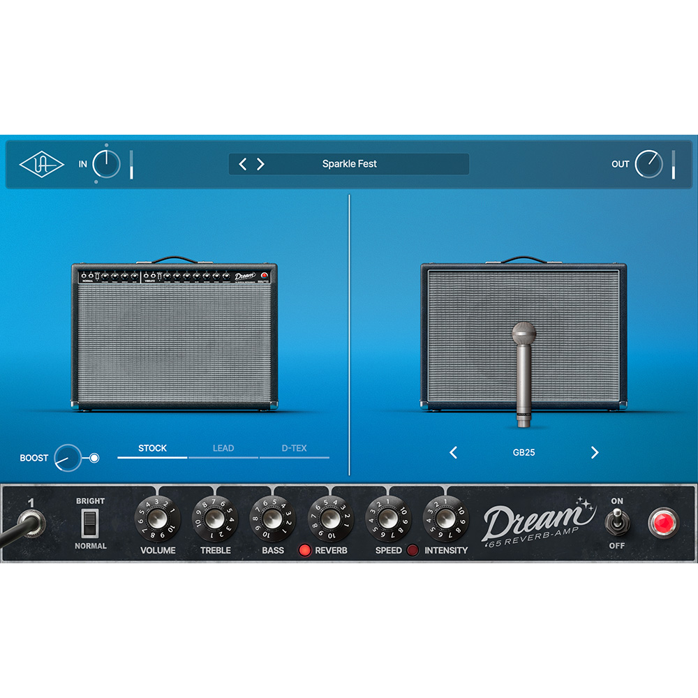 UNIVERSAL AUDIO UAD Dream '65 Reverb Amp｜ミュージックランドKEY