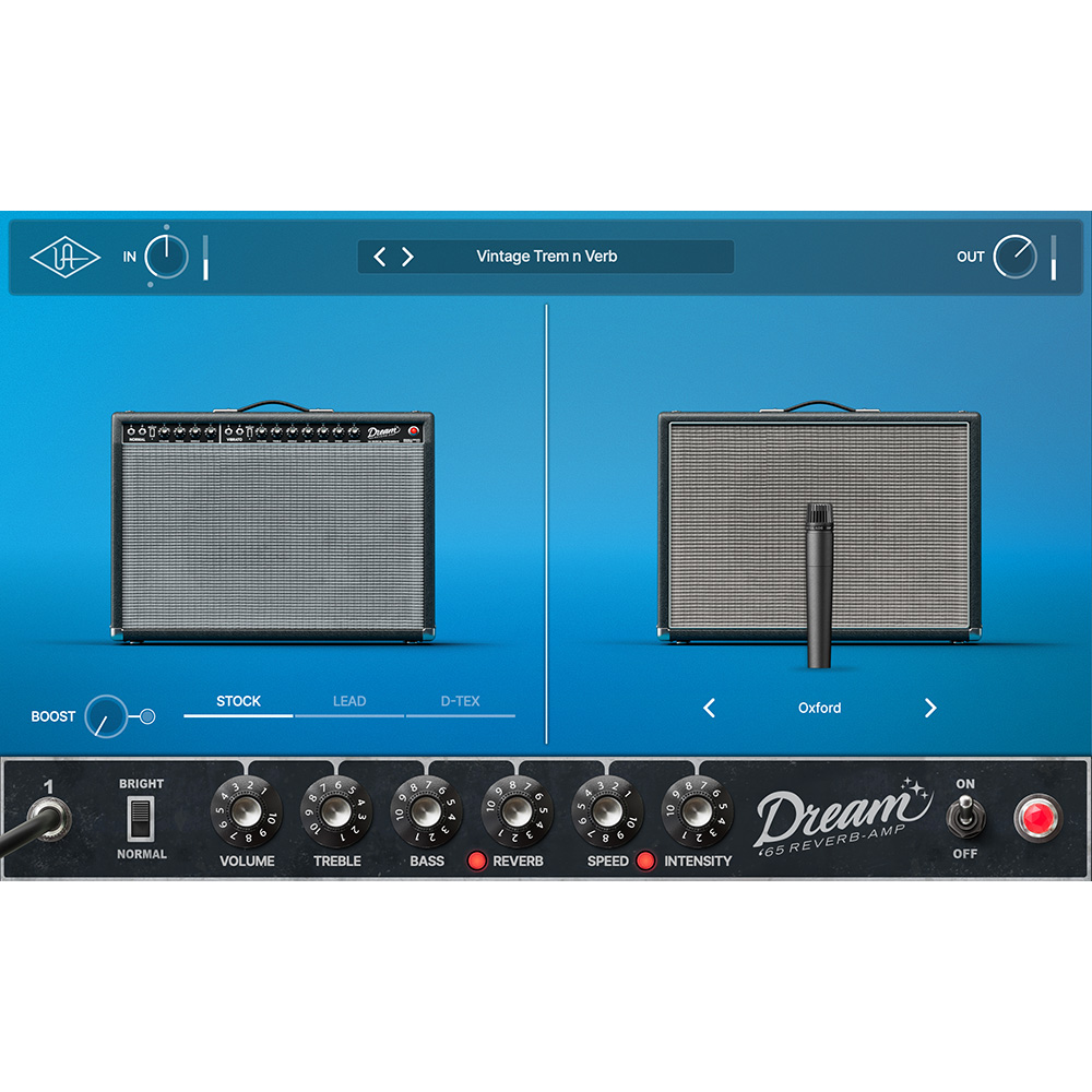 UNIVERSAL AUDIO UAD Dream '65 Reverb Amp｜ミュージックランドKEY