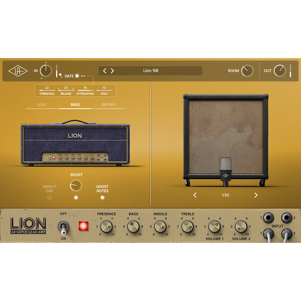 UNIVERSAL AUDIO UAD Lion '68 Super Lead Amp｜ミュージックランドKEY