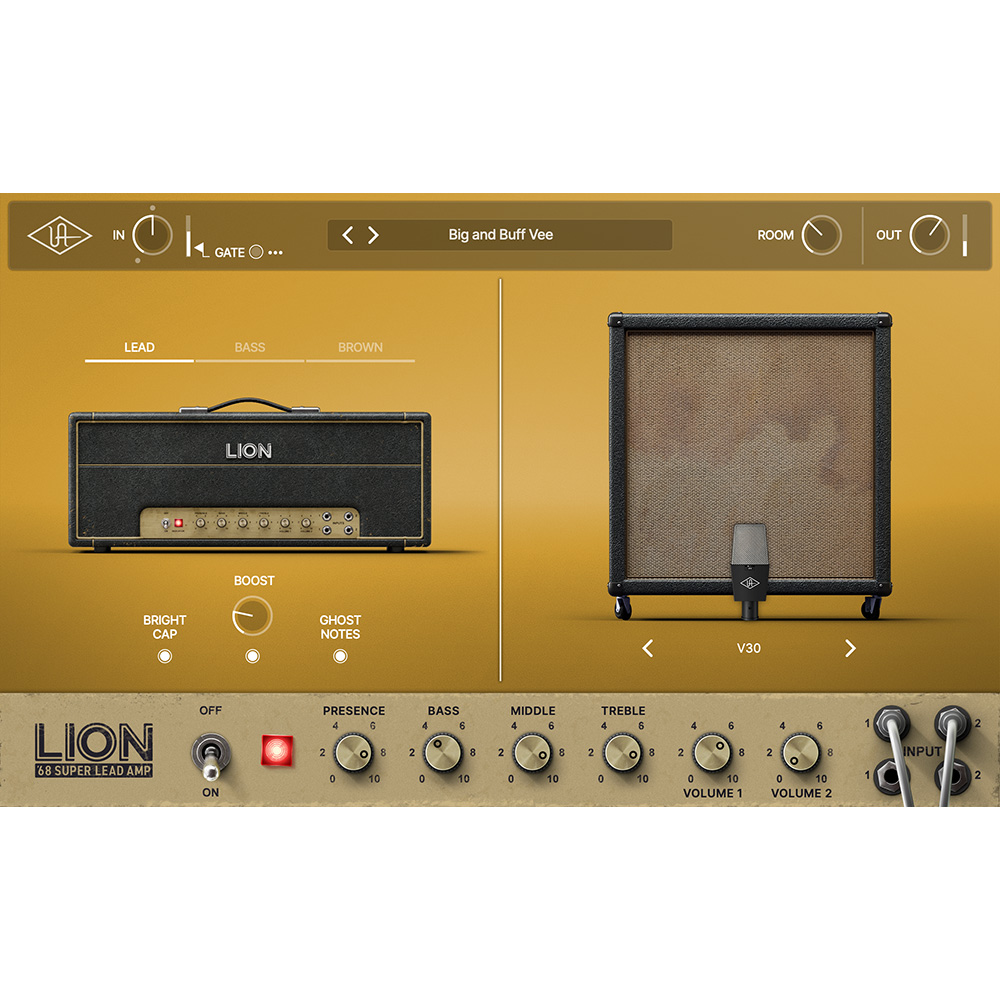 UNIVERSAL AUDIO UAD Lion '68 Super Lead Amp｜ミュージックランドKEY
