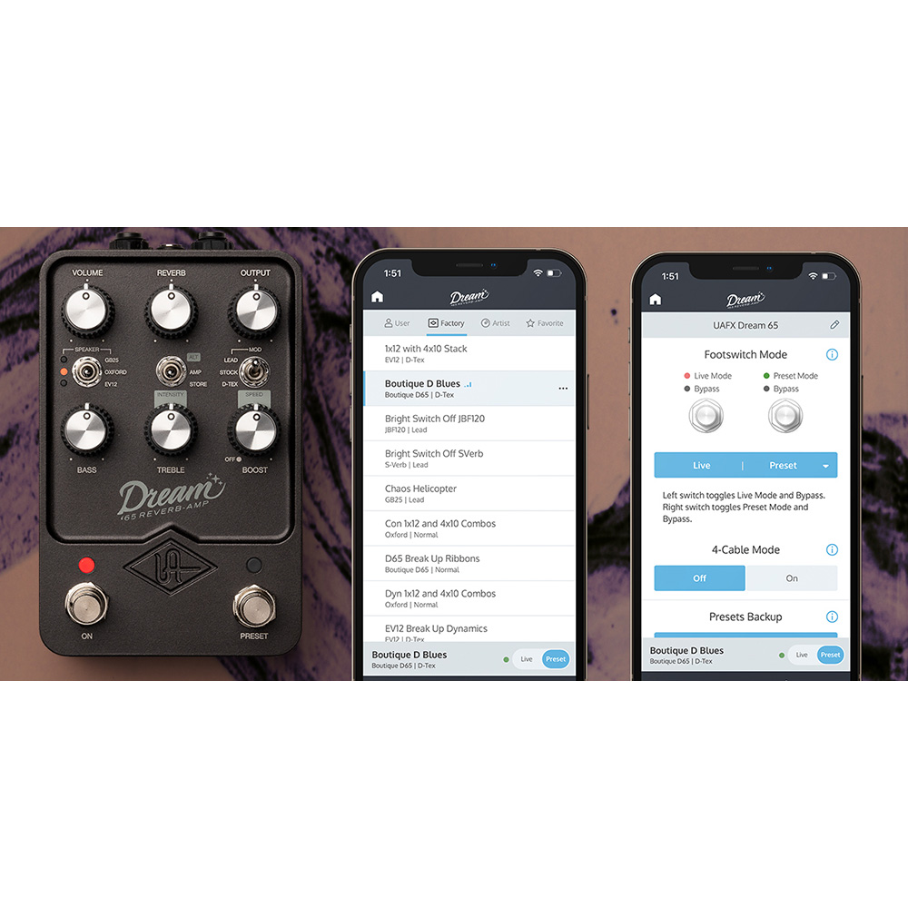 UNIVERSAL AUDIO UAFX Dream '65 Reverb Amplifier｜ミュージックランドKEY