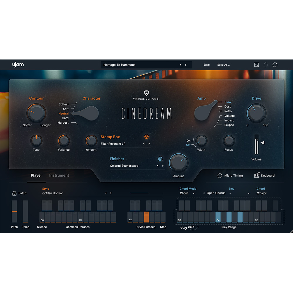 UJAM Virtual Guitarist CINEDREAM クロスグレード UJAM Virtual Guitarist CINEDREAM クロスグレード