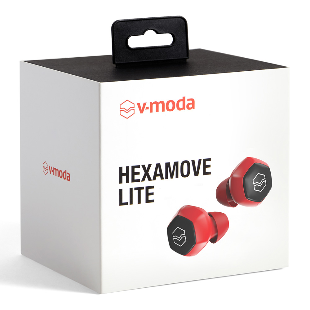 V−MODA HEXAMOVE LITE RED Bluetoothイヤホン v-moda Hexamove Lite HEXM-LITE-RD｜ミュージックランドKEY